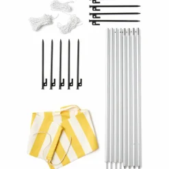 Clearance Tente de plage Jaune Tente Anti Uv