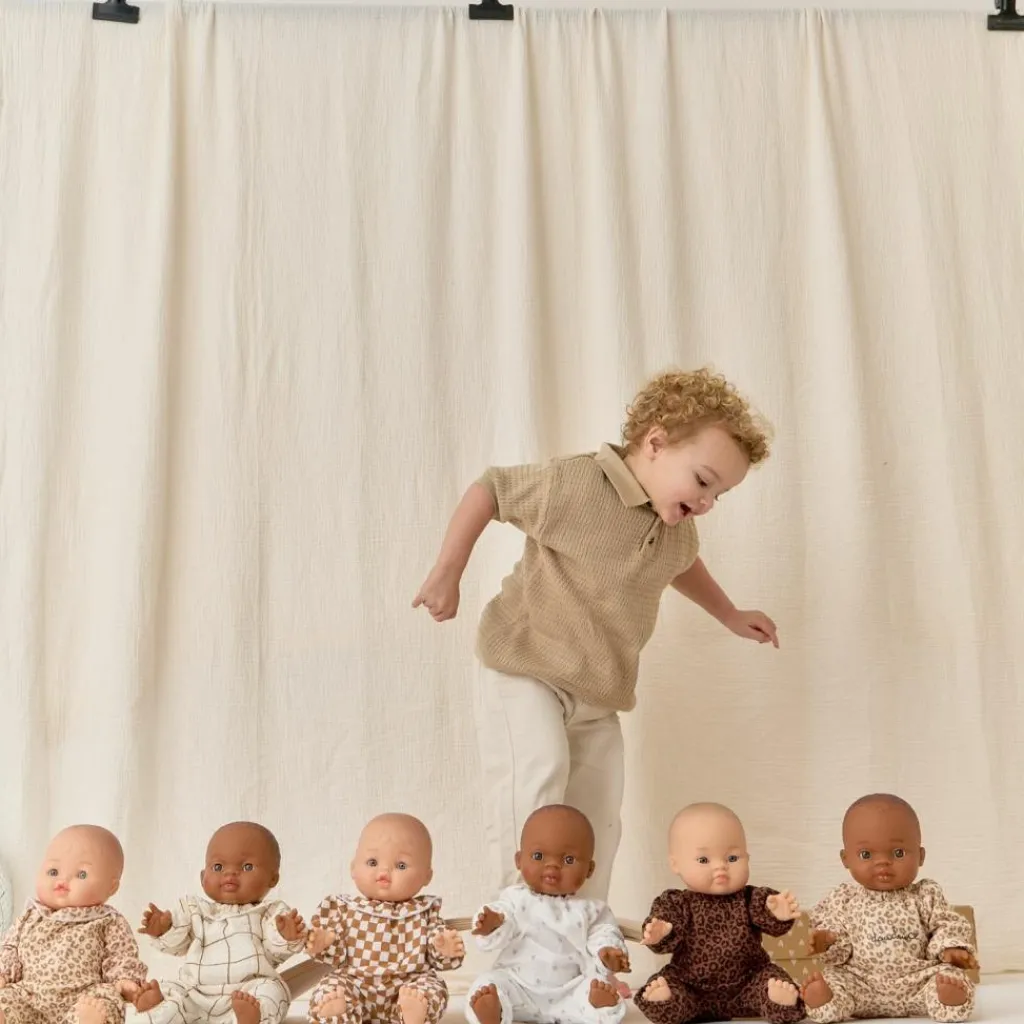 Clearance Tenue pour poupée robe Beige Petits Cœurs Accessoires Poupée