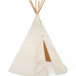 Sale Tipi Arizona Taupe Stripes Natural (158 x 128 cm) Tipi