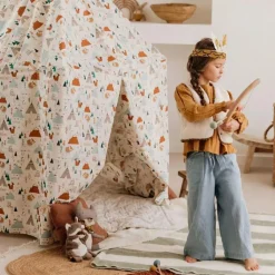 Sale Toiles pour cabane Pack Castor Renards et tipis Cabane Intérieur