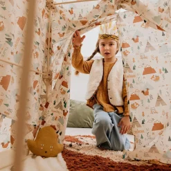 Hot Toiles pour cabane Pack Ecureuil Renards et tipis Cabane Intérieur