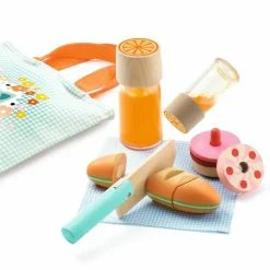 New Tote bag pique-nique Chaton Dînette Et Aliments Factices