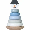Discount Tour à empiler en bois Bonhomme de neige Jouet À Empiler