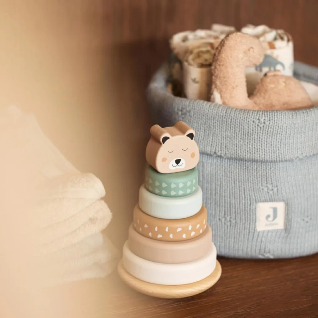 Tour à empiler en bois Jungle Jambo Jouet À Empiler