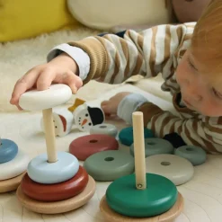 Online Tour à empiler en bois Père Noël Jouet À Empiler