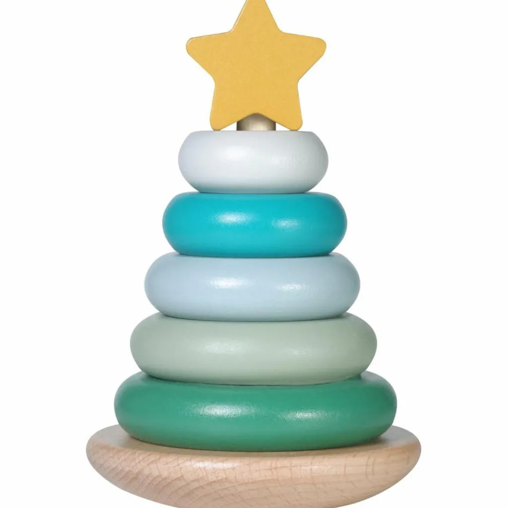 Discount Tour à empiler en bois Sapin Jouet À Empiler