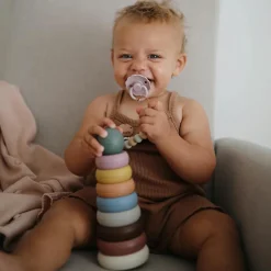 Hot Tour à empiler Rings Rustic Jouet À Empiler