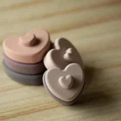 Discount Tour coeurs à empiler en silicone Jouet À Empiler