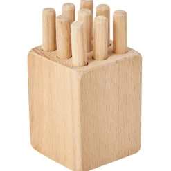 Discount Tourillon - Jeu en bois pour développer la motricité fine Jouet À Encastrer