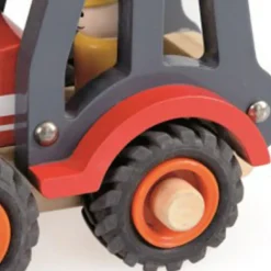 New Tracteur en bois Petites Voitures, Véhicules Et Circuits
