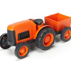 Discount Tracteur orange et gris Petites Voitures, Véhicules Et Circuits