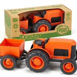 Discount Tracteur orange et gris Petites Voitures, Véhicules Et Circuits