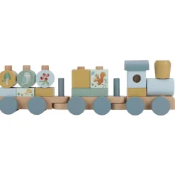 Clearance Train à blocs en bois FSC Forest Friends Jeu De Construction