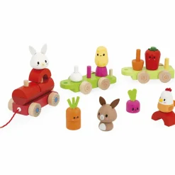 Sale Train d'activités à tirer Ferme Jouet À Tirer / Pousser