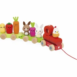 Sale Train d'activités à tirer Ferme Jouet À Tirer / Pousser