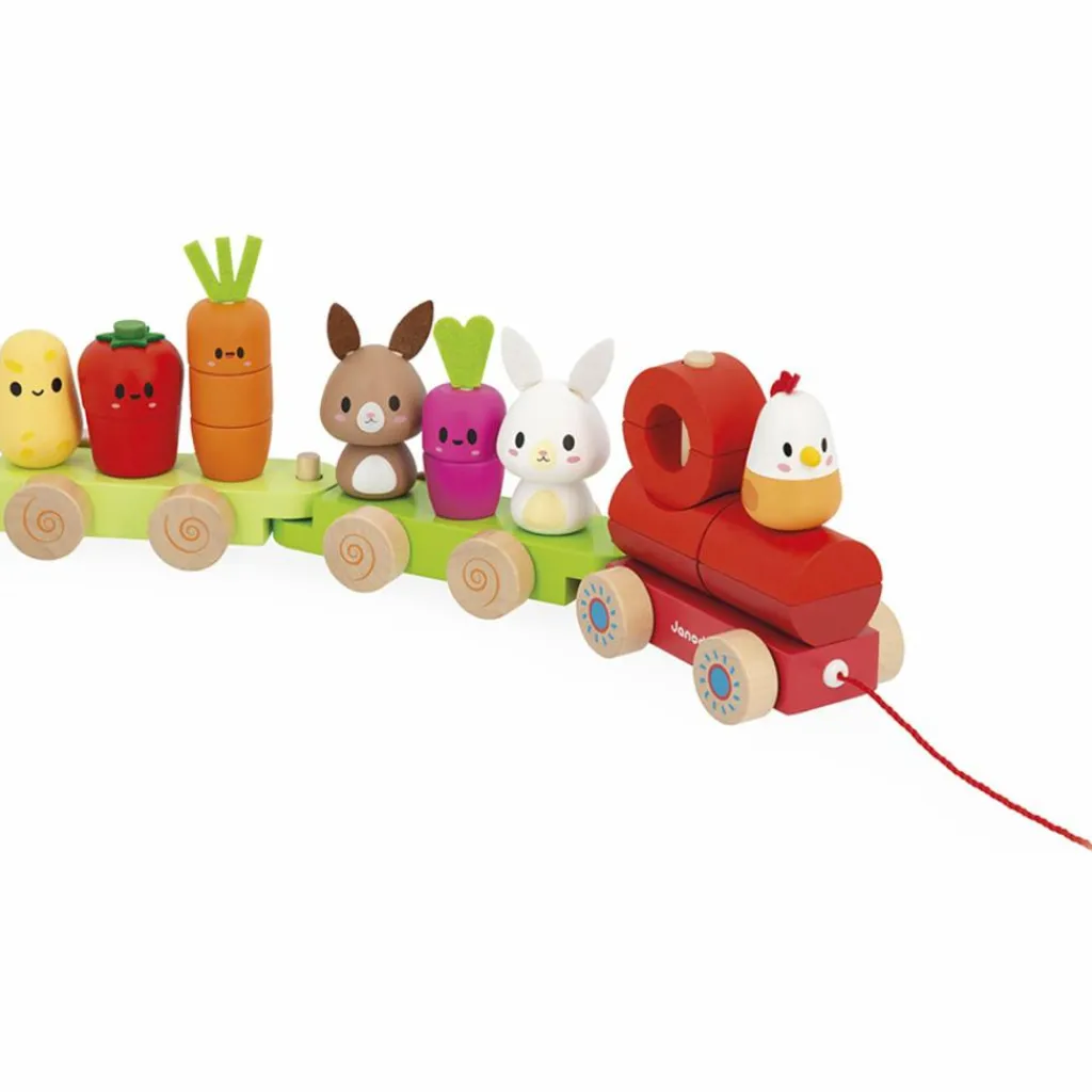 Sale Train d'activités à tirer Ferme Jouet À Tirer / Pousser