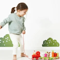 Sale Train d'activités à tirer Ferme Jouet À Tirer / Pousser