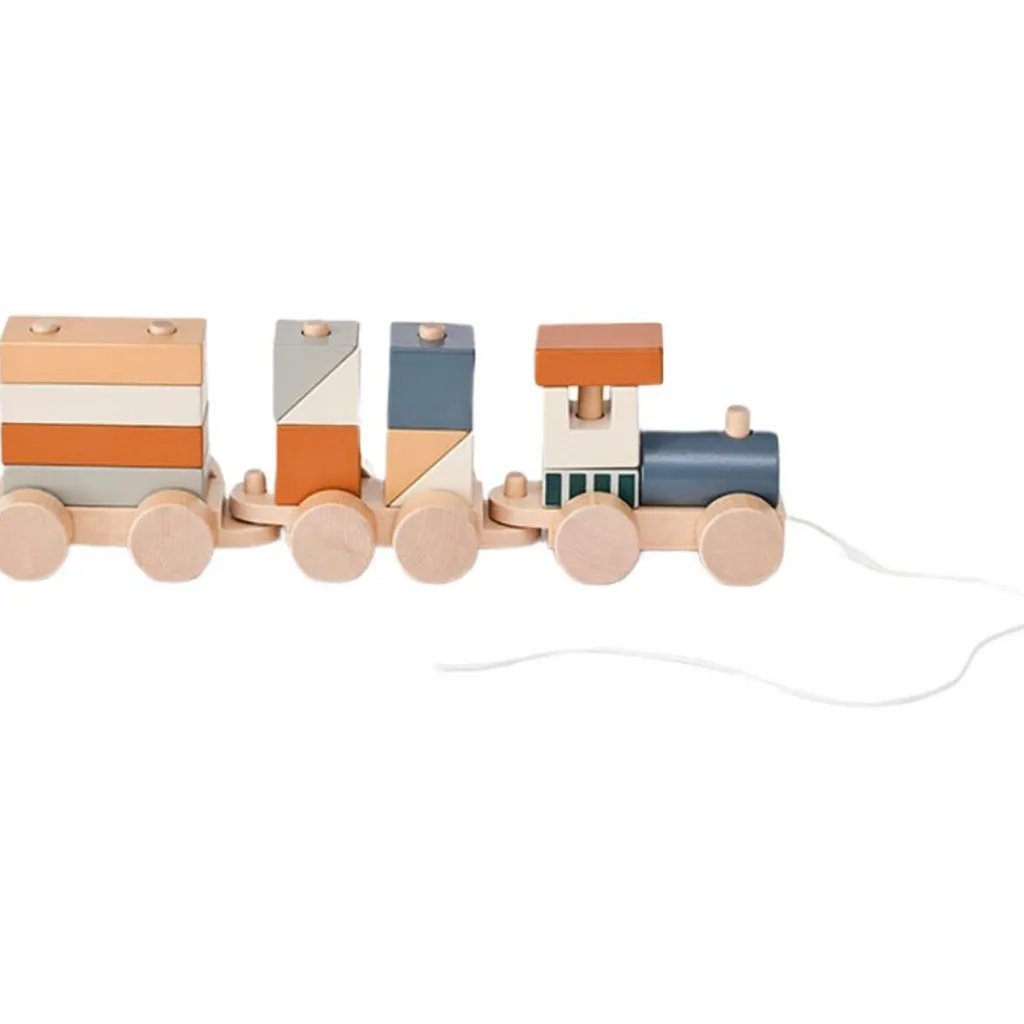 Discount Train d'activités Blocs marron Jeu De Construction