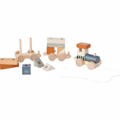 Discount Train d'activités Blocs marron Jeu De Construction