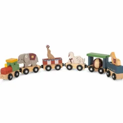 Hot Train d'animaux en bois Jeu De Construction