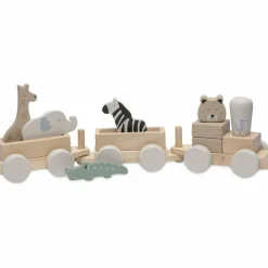 Train de construction en bois Jungle Jambo Jeu De Construction