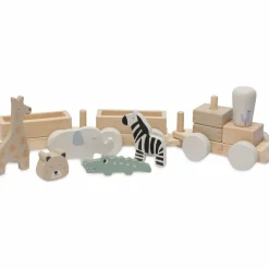 Train de construction en bois Jungle Jambo Jeu De Construction