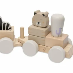 Train de construction en bois Jungle Jambo Jeu De Construction