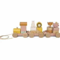 Discount Train en bois Mrs. Cat Jeu De Construction