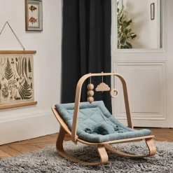 Hot Transat à balancement en bois de hêtre Levo Orage Transat