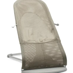 Best Transat Balance Soft Mesh 3D Beige et gris - Reconditionné Transat