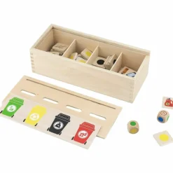Sale Tri sélectif en bois Apprentissage Du Temps Et Quotidien