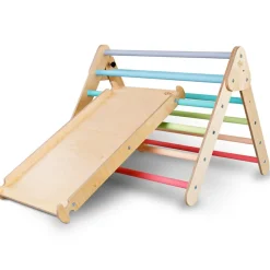 Hot Triangle à grimper Pickler multicolore pastel Parcours De Motricité