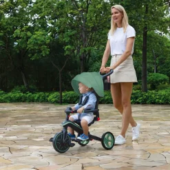 Sale Tricycle Trike Explorer Foldable 4 en 1 Olive Tricycle