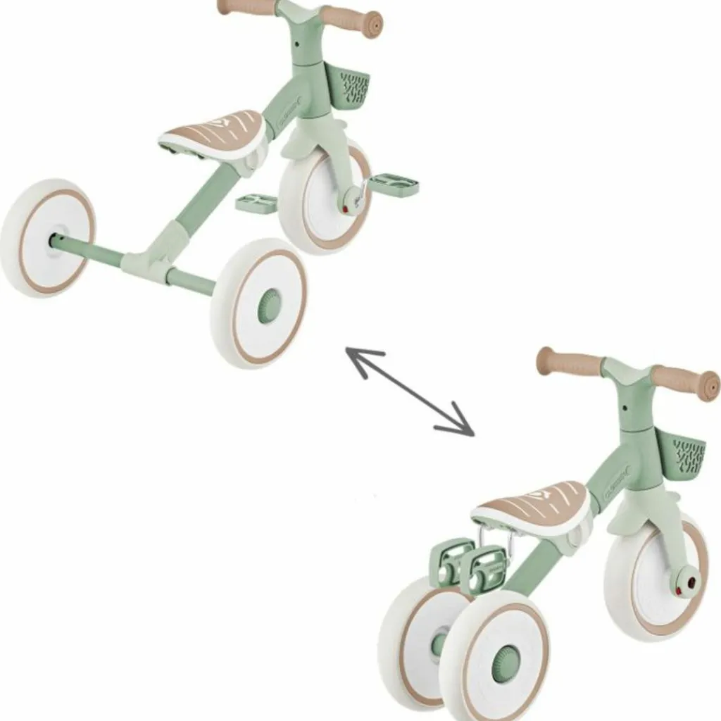 Online Tricycle évolutif Learning trike plus 2 en 1 eco-logic Vert sauge Tricycle