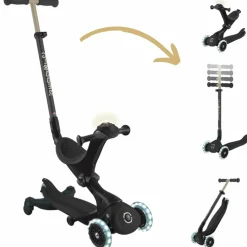 New Trottinette Go up Deluxe Lights 360° Noir Trottinette
