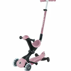 Discount Trottinette Go up Deluxe Lights eco-logic 360° Framboise Porteur Évolutif En Trottinette
