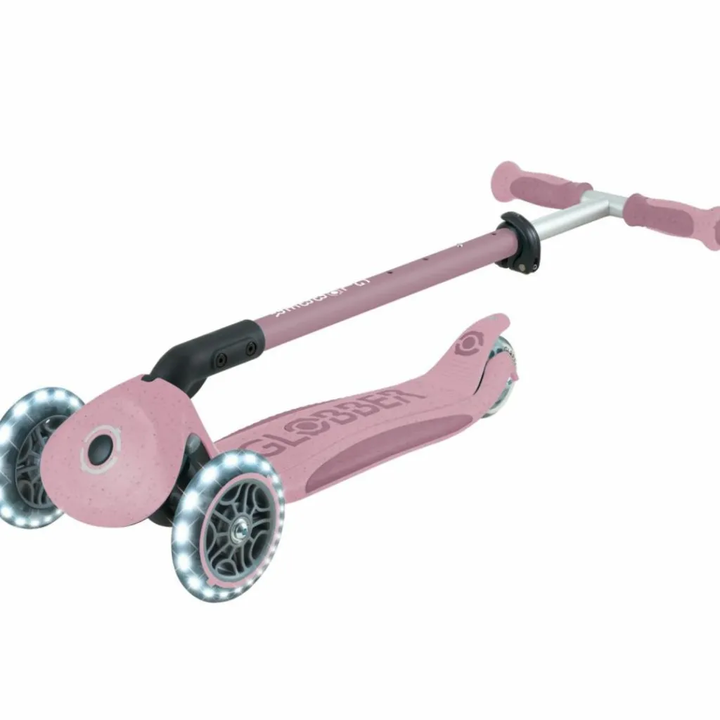 Discount Trottinette Go up Deluxe Lights eco-logic 360° Framboise Porteur Évolutif En Trottinette