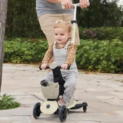 Clearance Trottinette Gp up Baby 360 Lights Beige-Taupe Porteur Évolutif En Trottinette