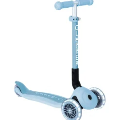 New Trottinette Junior Foldable Ecologic Lights Bleu Cassis Trottinette