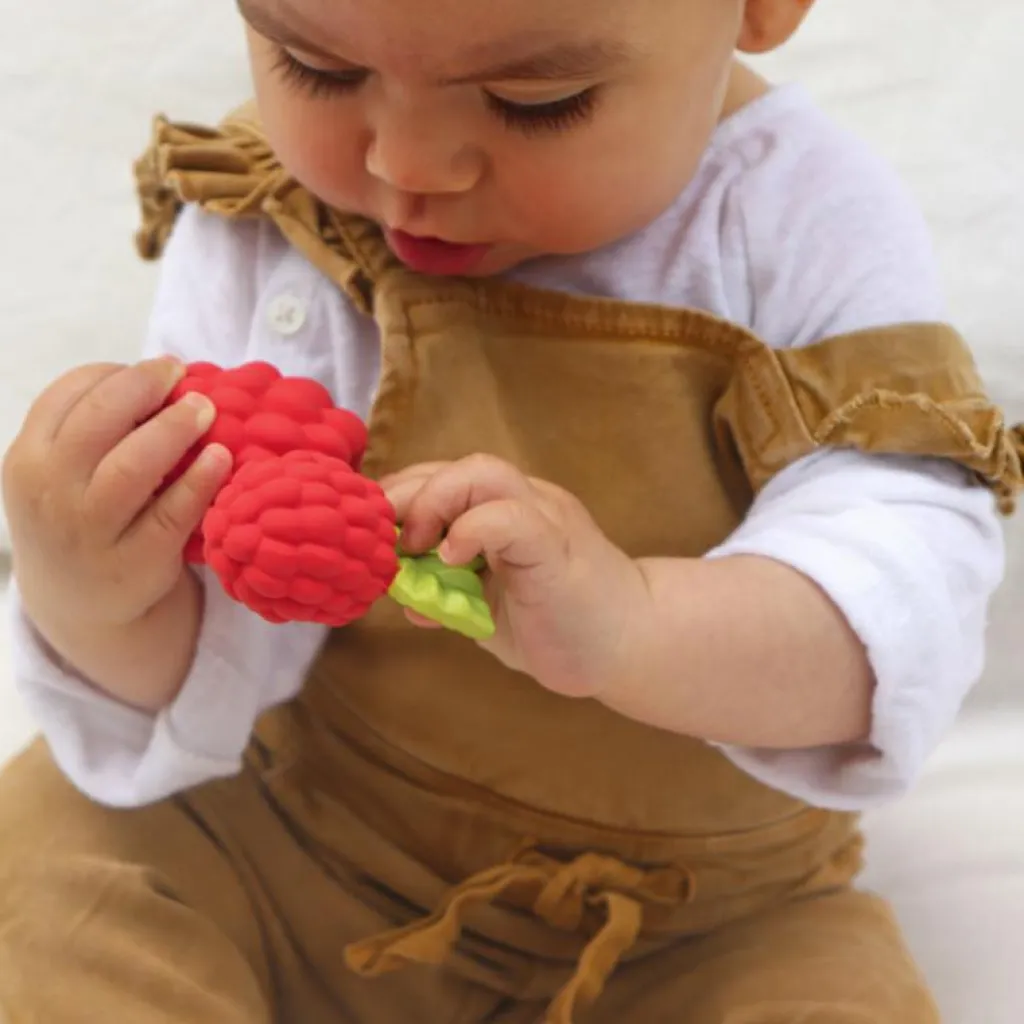 Valery la framboise en latex d'hévéa Jouet / Anneau De Dentition