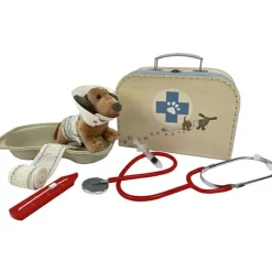 Sale Valise de vétérinaire avec chien Docteur / Vétérinaire