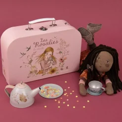 Valise dînette service à thé Les Rosalies Dînette Et Aliments Factices