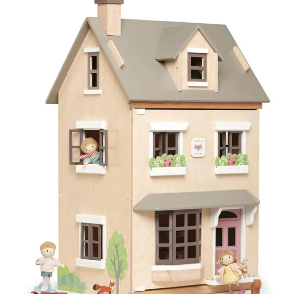 Discount Villa en bois Foxtail (16 pièces) Maison De Poupée Et Univers De Jeu